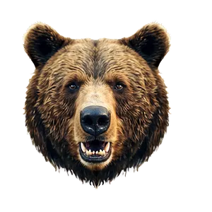 Bear Head C PNG image