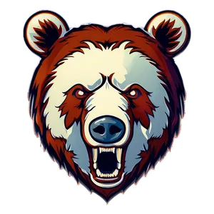 Bear Head Emblem PNG 72