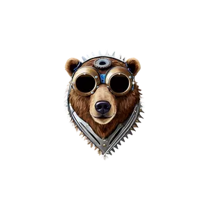Bear Head Steampunk PNG Bff3 PNG