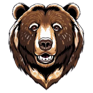 Bear Head Vector PNG Cdp
