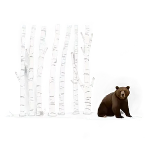 Bear Outline PNG 18