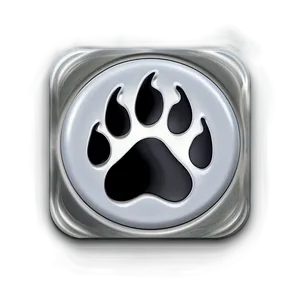 Bear Paw Button Png 4 PNG image