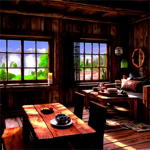 Bear's Rustic Home PNG Xjx56 PNG