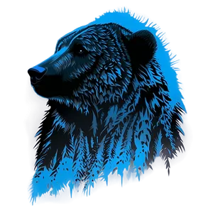 Bear Silhouette PNG 63