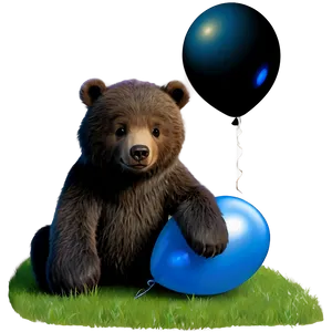 Bear With Balloons Png 56 PNG image