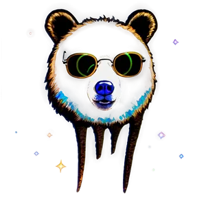 Bear With Glasses PNG 22