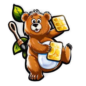 Bear With Honey Png 47 PNG image