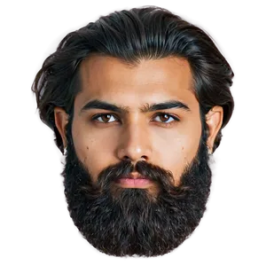 Beard For Round Faces Png Pek PNG image