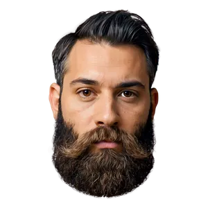 Beard Without Mustache Styles Png 05042024 PNG image