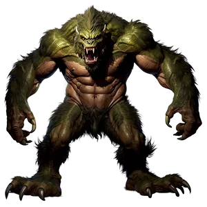 Beastly Monster Png 06122024 PNG image