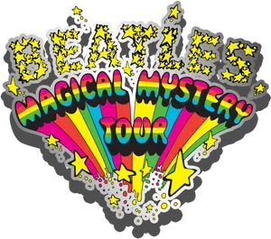 Beatles Magical Mystery Tour Logo PNG image