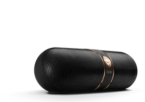 Beats Pill Speaker Black Background PNG image