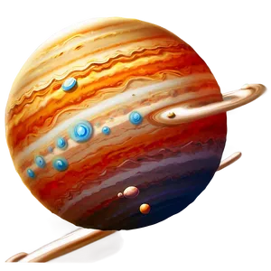 Beautiful Jupiter Art PNG 90