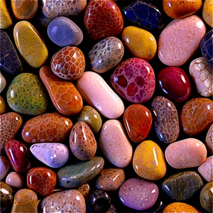 Beautiful River Pebbles Png 06292024 PNG image