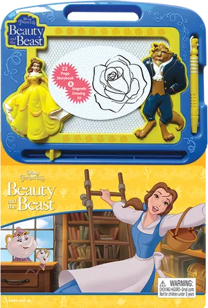 Beautyandthe Beast Magnetic Drawing Kit PNG image