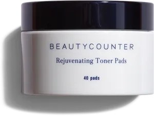 Beautycounter Rejuvenating Toner Pads Container PNG image
