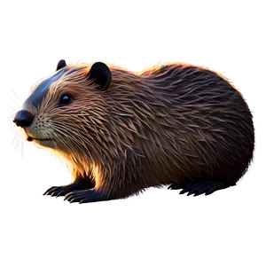 Beaver In Cartoon Style Png 91 PNG image