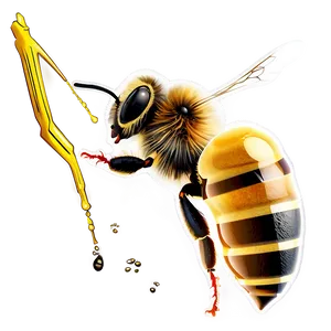 Bee And Honey Png Esg PNG image