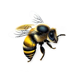 Bee And Pollen PNG 43