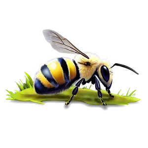 Bee Artwork PNG 72