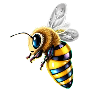 Bee Artwork PNG Yva3