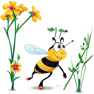 Bee Cartoon Character Png 80 PNG image