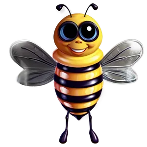 Bee Cartoon Character Png Vvh PNG image
