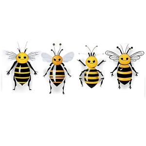 Bee Family Png Nhf PNG image