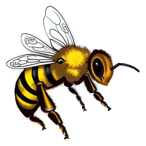 Bee Illustration Png 05232024 PNG image