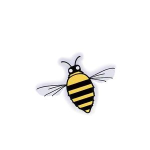 Bee Outline PNG 05232024