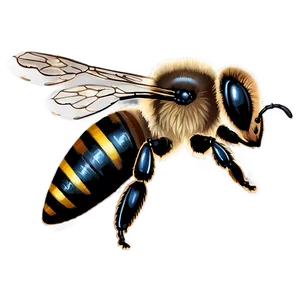 Bee Pattern PNG Wtp