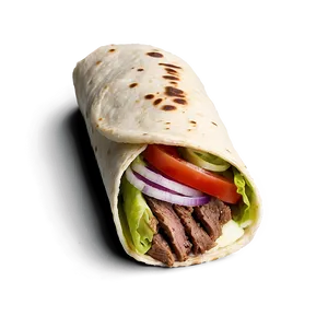 Beef Gyro Wrap Png 06262024 PNG image