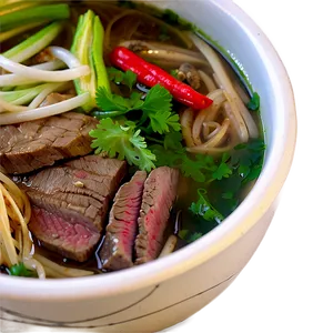 Beef Pho Bowl Png 06262024 PNG image