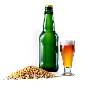 Beer Bottle And Wheat Png Ipp PNG image