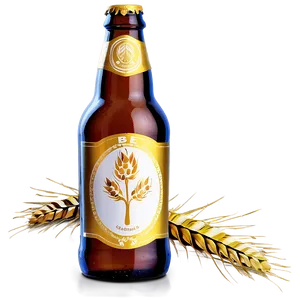 Beer Bottle And Wheat Png Ncf PNG image
