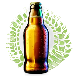 Beer Bottle In Sunset PNG Gng48 PNG