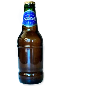 Beer Bottle On White Background PNG 05242024