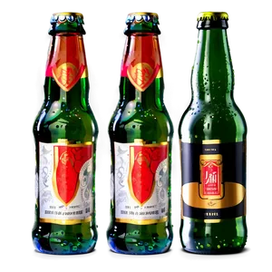 Beer Bottle Set PNG Ftw