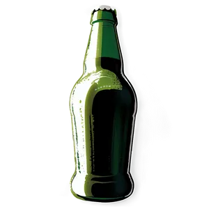 Beer Bottle Sketch PNG Bhm