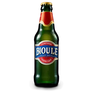 Beer Bottle Top View PNG Hky64