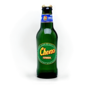 Beer Bottle With Cheers PNG Vqb PNG