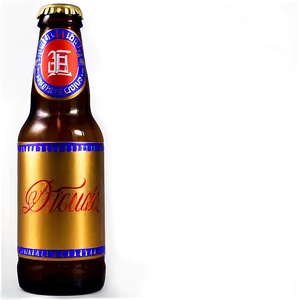 Beer Bottle With Reflection Png 62 PNG image
