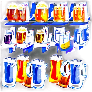 Beer Glass Cheers Moment Png 06262024 PNG image