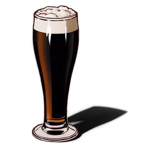 Beer Glass Silhouette Graphic Png Ruj59 PNG image