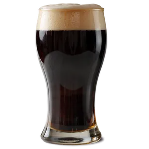 Beer Glass With Dark Stout Png 06262024 PNG image