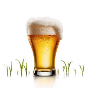 Beer Glass With Malt PNG Rvc