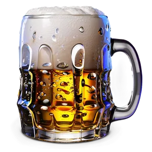 Beer Mug With Droplets Png 4 PNG image