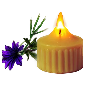 Beeswax Candle Png 05232024 PNG image