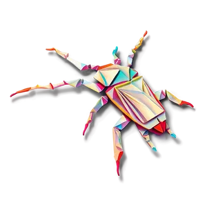 Beetle Origami Pattern PNG 95 PNG