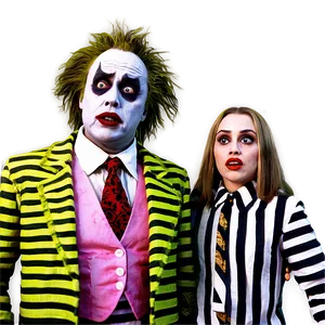 Beetlejuice And Lydia PNG 51